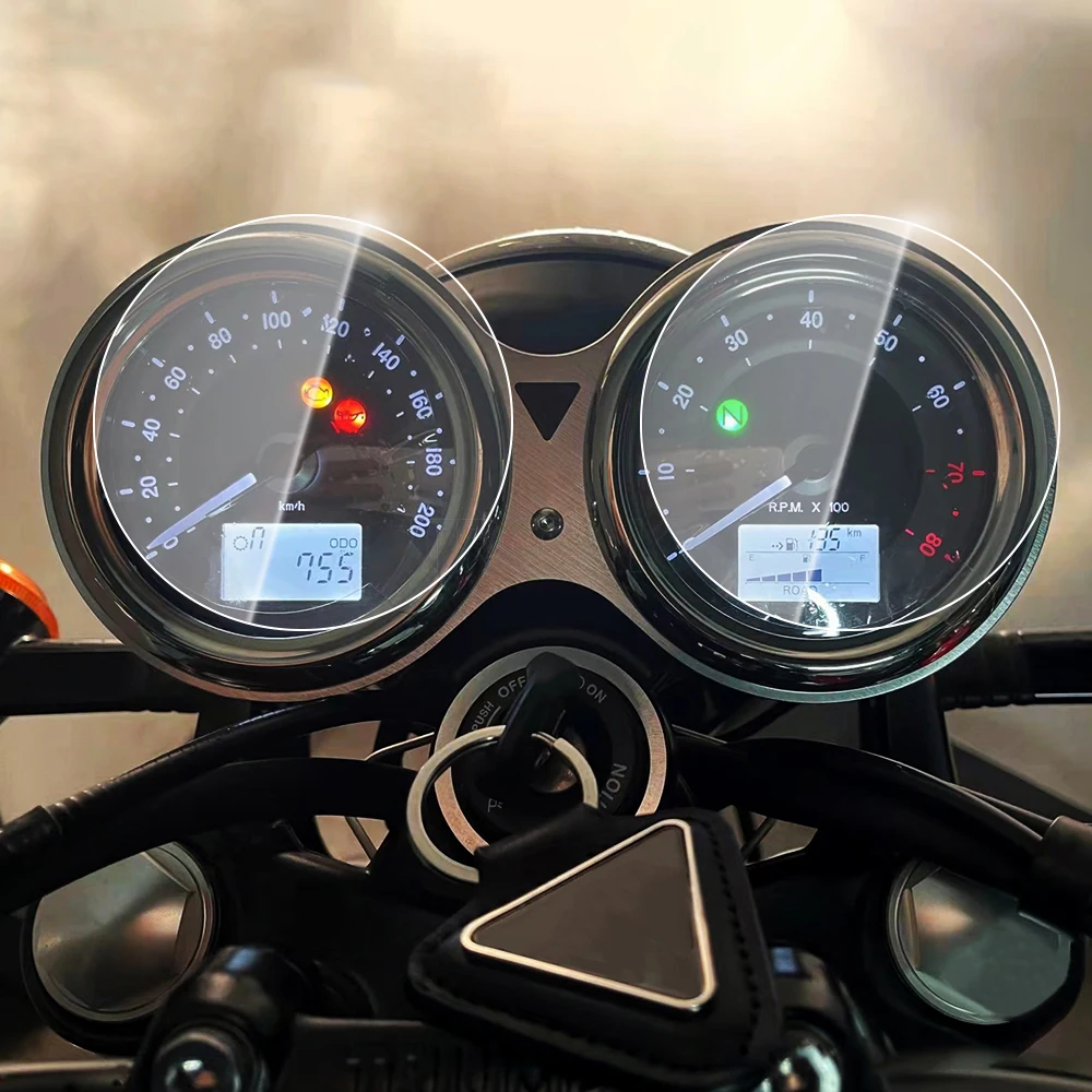 Dla TRIUMPH Bonneville T120 Bonneville T100 Thruxton R motocykl zarysowania ekran klastera deska rozdzielcza folia ochronna na instrumenty