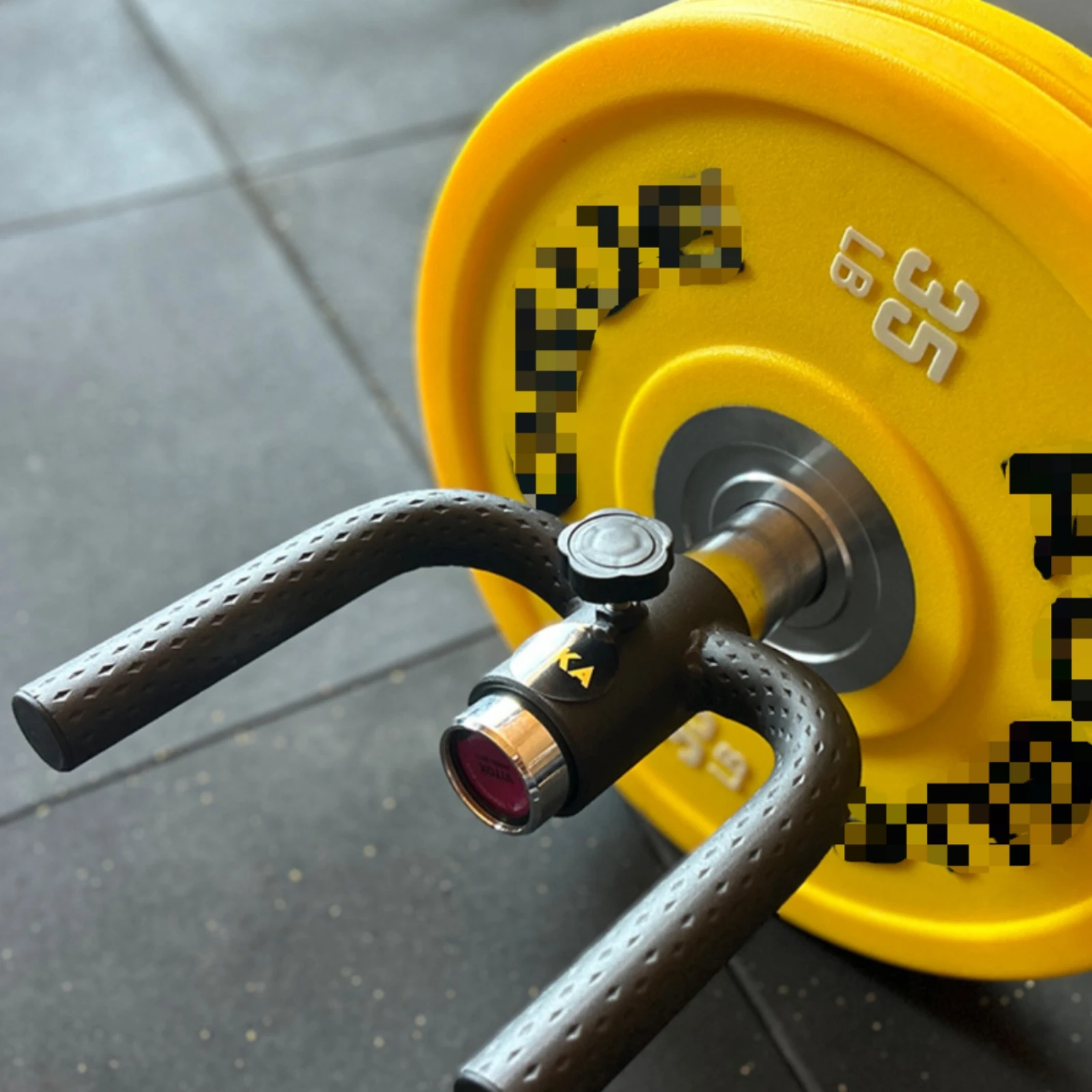 Picture 7: U-Shaped Barbell Handle Curved Grips Gym Equipment