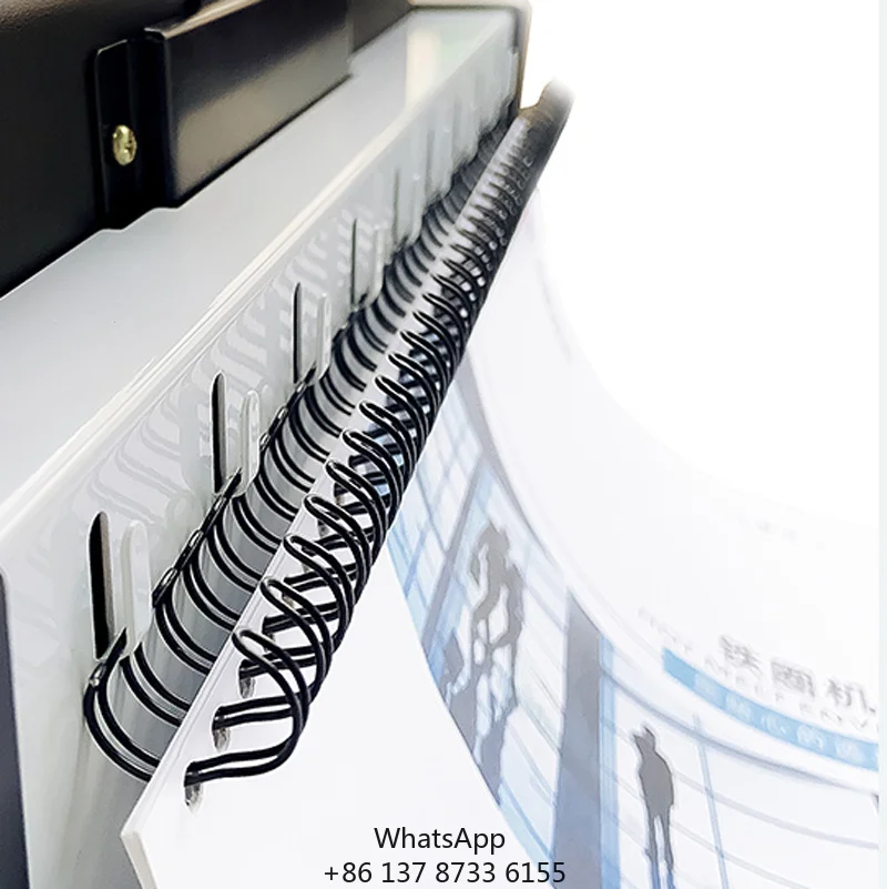Best-Selling Custom Manual Double Loop Binding Wire Machine Fully Automatic Ring Binding Machine