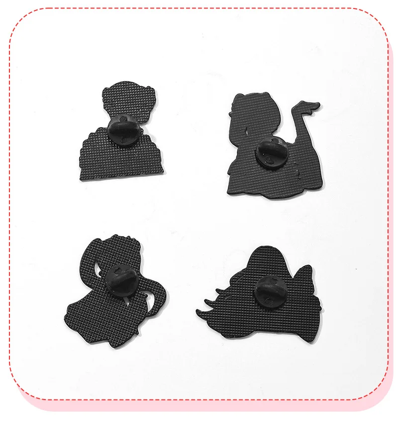 4Pcs Frieren Beyond Journey's End Enamel Pins Set, Anime Frieren Fern Stark Brooches for Backpack Fans Gifts