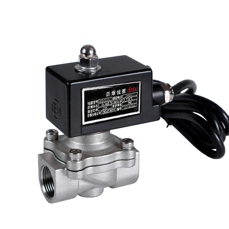 

3/4" Normally Closed Explosion Solenoid Valve DN20 304 Stainless Steel Solenoid Valves For Gas