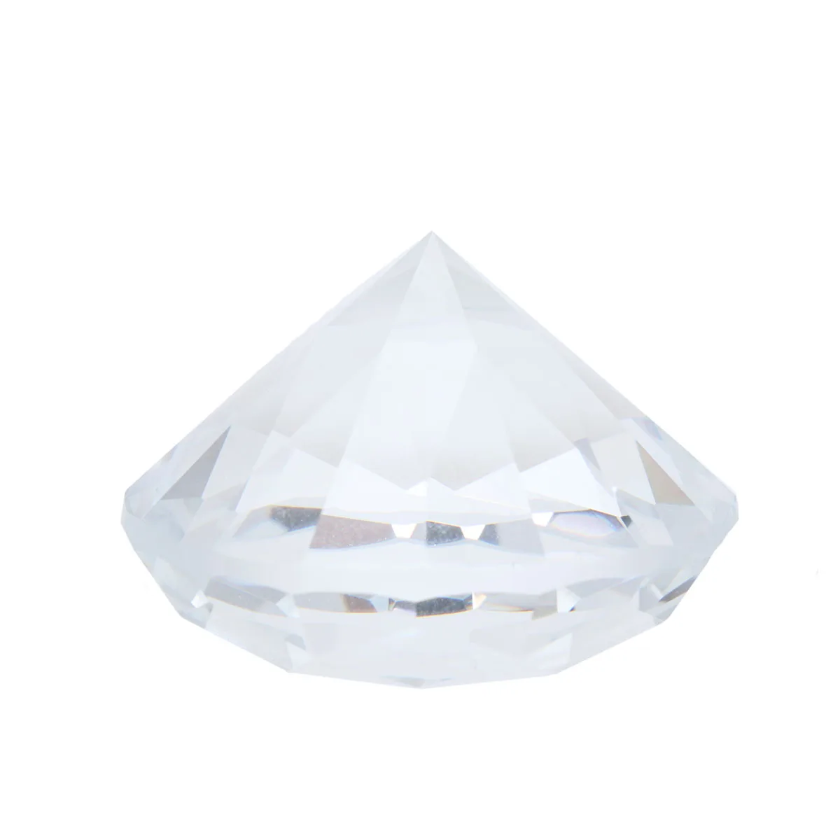 

40Mm Glass Diamond Decorative Piece Shining Crystal for Parties Birthdays Weddings Glamour Accent Wedding Diamonds Decor