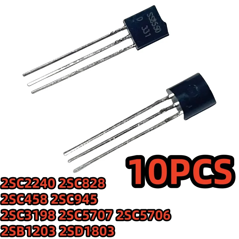 10 шт. 2S серии 2SC2240 2SC828 2SC458 2SC945 2SC3198 2SC5707 2SC5706 2SB1203 2SD1803