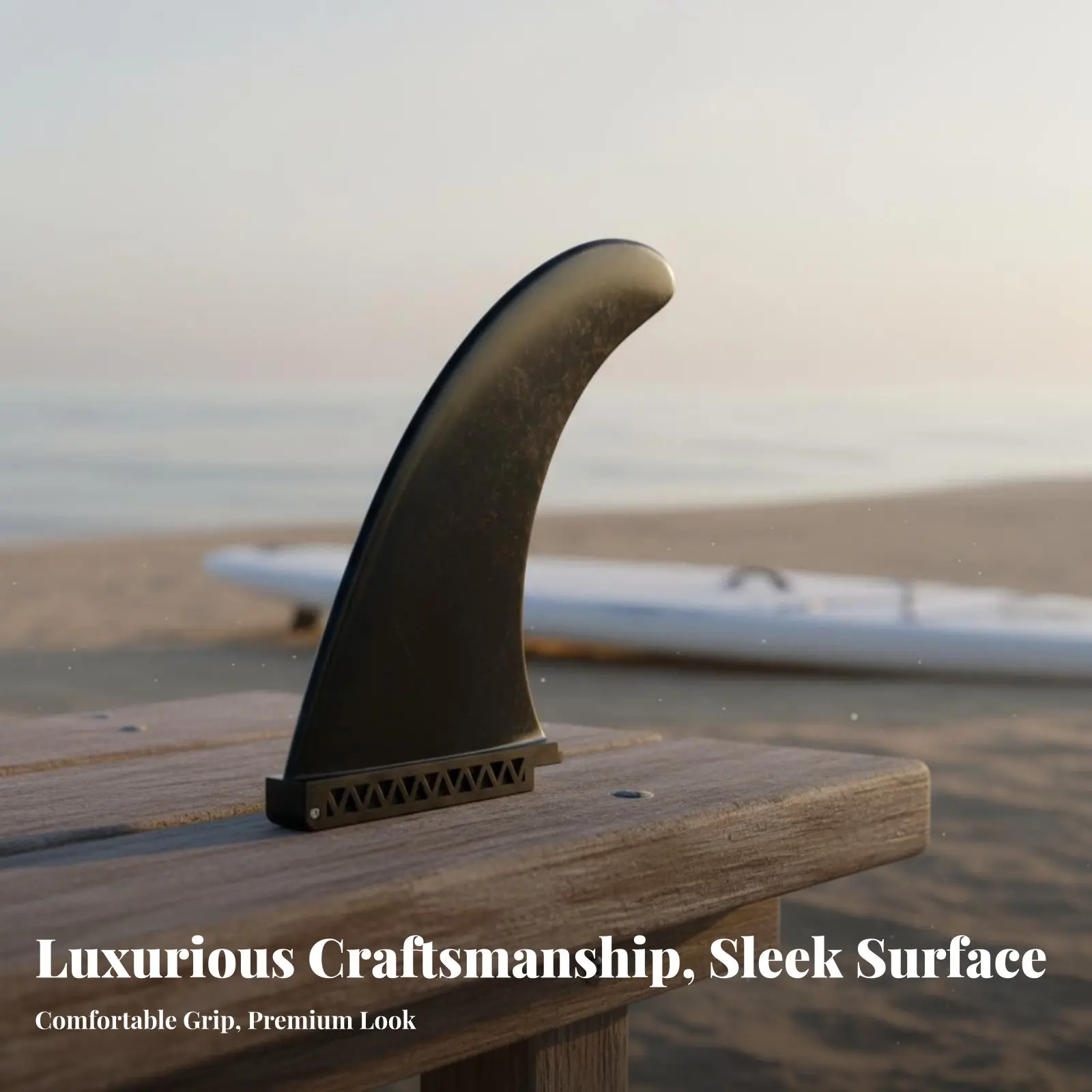 Picture 3: Insert Paddleboard Fin Easy Installation Insert Stand-up Paddleboard Fin No Tools Needed Strong & Long-Lasting