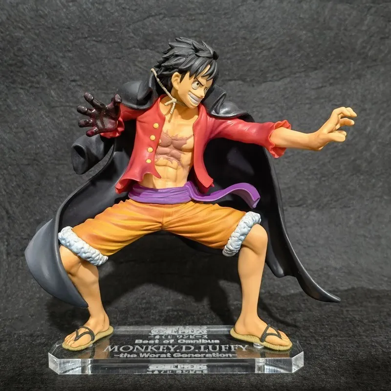 Original Bandai Imagination Works Series Monkey D Luffy Figure The Island Of Ghosts One Piece Collectible Action Figurines Model