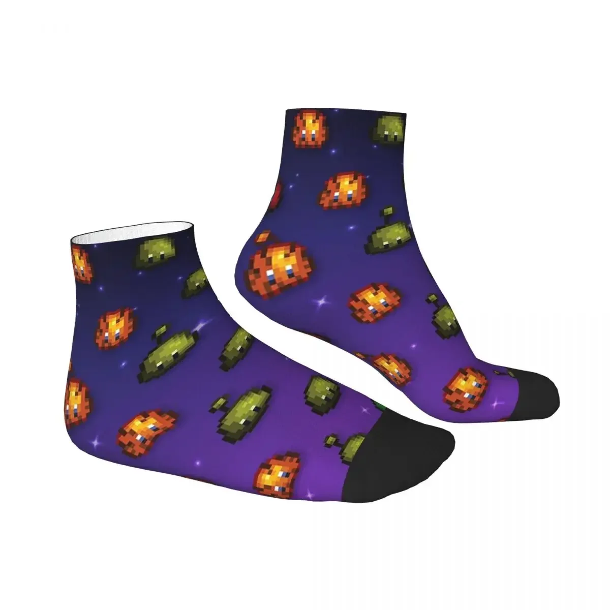 Stardew Valley Rainbow Slimes Socks Harajuku Sweat Absorbing Stockings All Season Socks Accessories for Man's Woman's Gifts