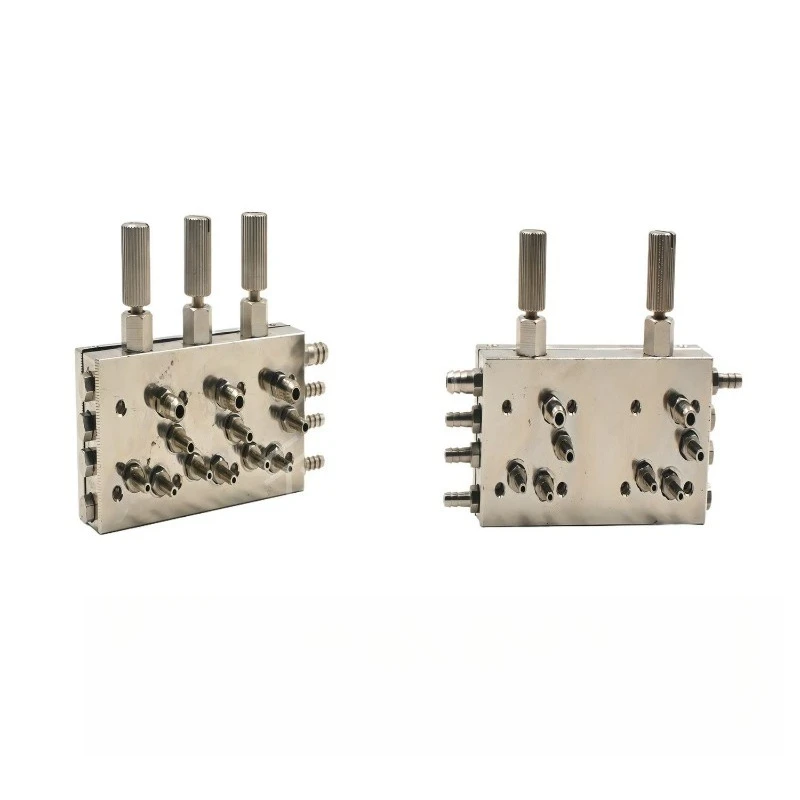 1pcs Lab Chair Triple Water Valve Instrument Mobile Control Tube Lab Chair Air Control Tube Air Pressure Valve