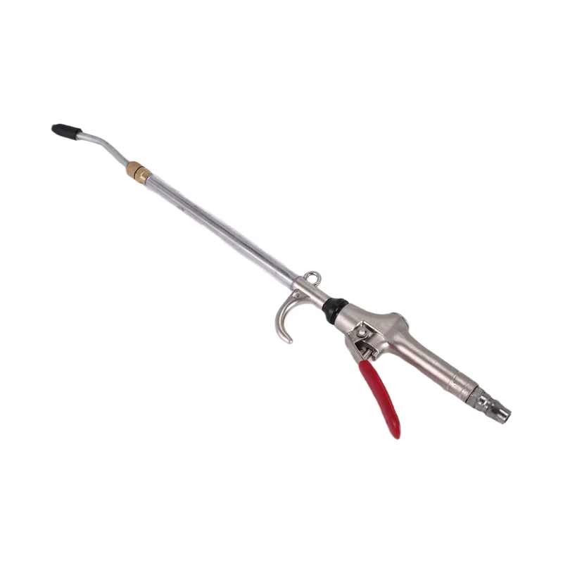 Pistola pneumatica per soffiaggio d'aria per autoveicoli - Pistola per polvere con ugello retrattile - Pistola per soffiaggio polvere in lega di alluminio - Accessori per compressori d'aria-A74P