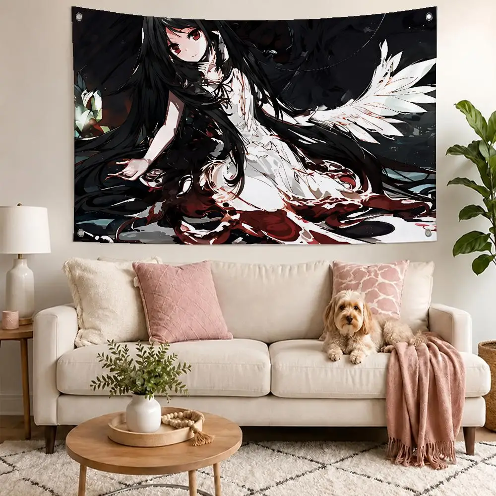 Dark Game The Song of Saya Flags Concert Print Wall Hanging Art Banner, Indoor Outdoor Bedroom Home Decor Backdrop, Perfect Gift