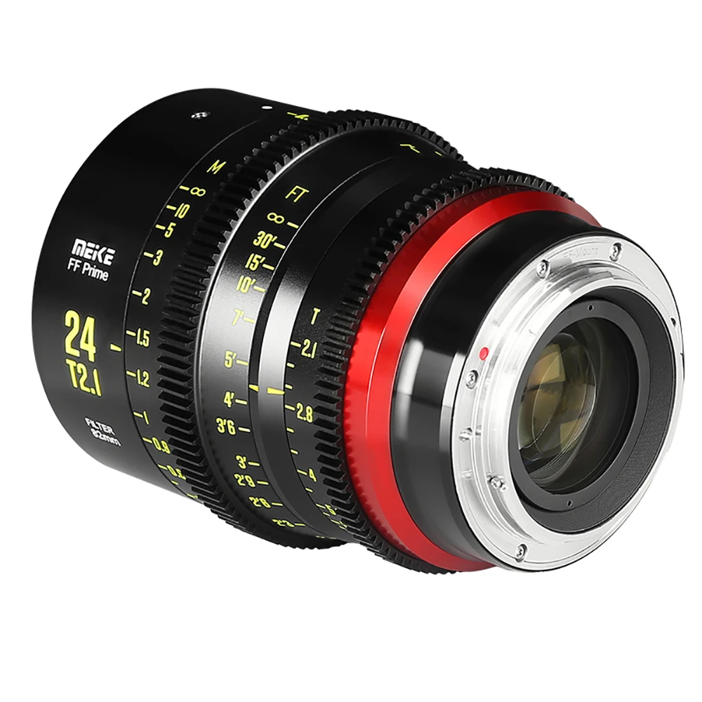 Meike 24 مللي متر T2.1 Cine عدسة رئيسية لكانون C700 C500II سوني FX3 FX6 FX9 فينيس Z باناسونيك أنظمة كاميرا السينما ذات الإطار الكامل