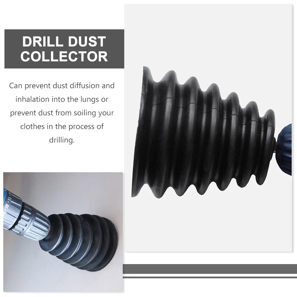 

Fragments Dust Cover Electric Drill Accessories Silica Gel Sturdy Lightweight Thickened Design Dustproof Collector for Walls