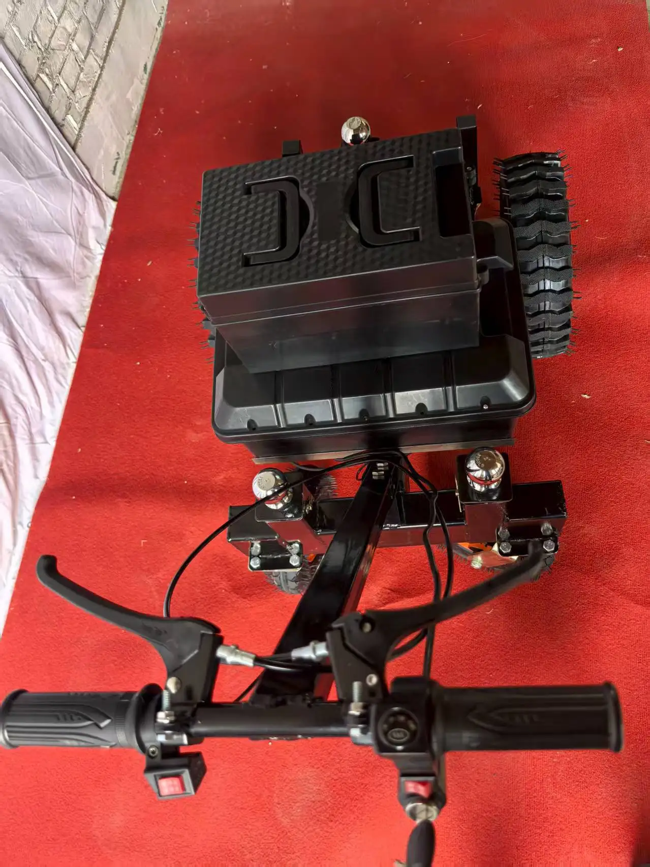 【Hot】Electric Trailer Trolley Kayak Trailer Tractor 3 Tons