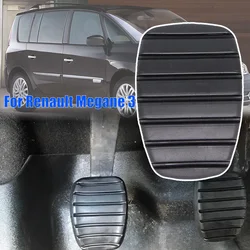 For Renault Clio 2 Fluence Espace 4 Megane 3 Master Trafic Scenic Grand Modus Car Brake Clutch Foot Pedal Pad Cover Accessories