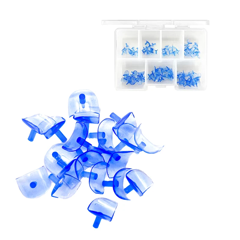 102Pcs/Set Dental Matrix Blue Transparent Cervical Matrices Matrix Bands For Composite Gingival Dentist Filling Materials Tools view 4