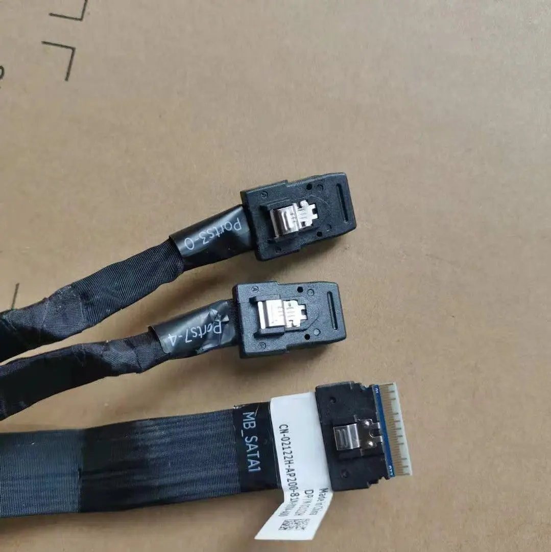 For DELL SAS SFF8654 8I 74pin interface to 2x SFF8087 single 36P data cable
