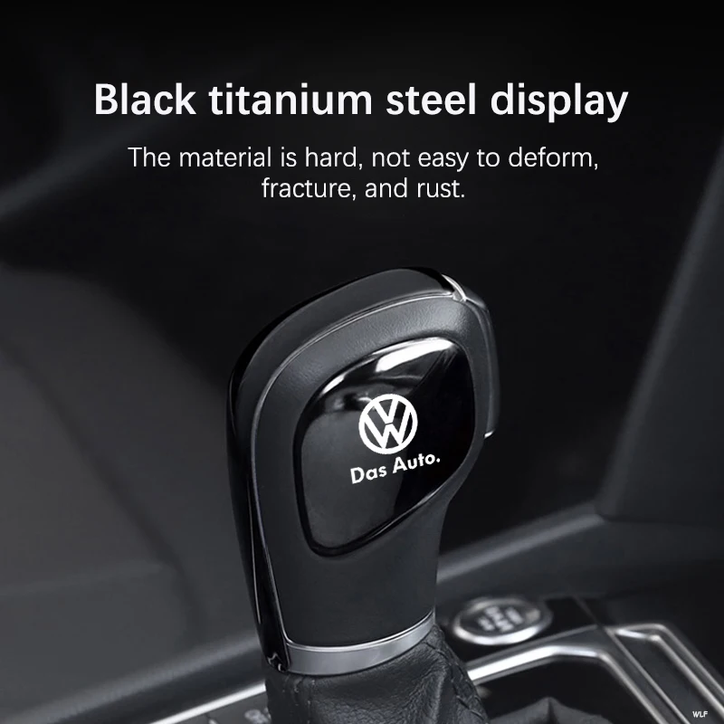 1 زوج علبة تروس السيارة التحكم ذراع السرعة ملصقات التحول عصا مقبض الملحقات لشركة فولكس فاجن GTI بولو جولف تيجوان طوارق شيروكو CC