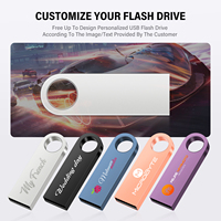 Pen Drive 64GB 32GB Custom Logo USB2.0 for PC Mobile Mini PenDrive Key Chain USB Flash Drive 16GB USB Flashdrive Creative Gift