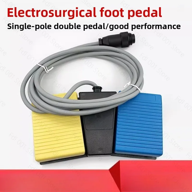 For ERBE ICC 200/300/ Aluminum alloy ABS Pedal IP68 Waterproof CE Certificated Bipolar Single Pedal Micro Medical Foot Switch