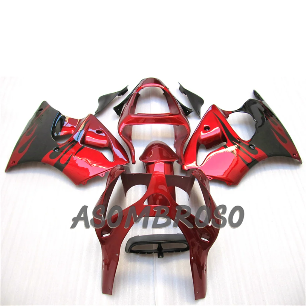 Motorcycle Fairing Kit for Kawasaki 00 01 02 ZX-6R 2000 2001 2002 ZX6R High Grade 100% Fit Injection Bodywork Cowling Parts