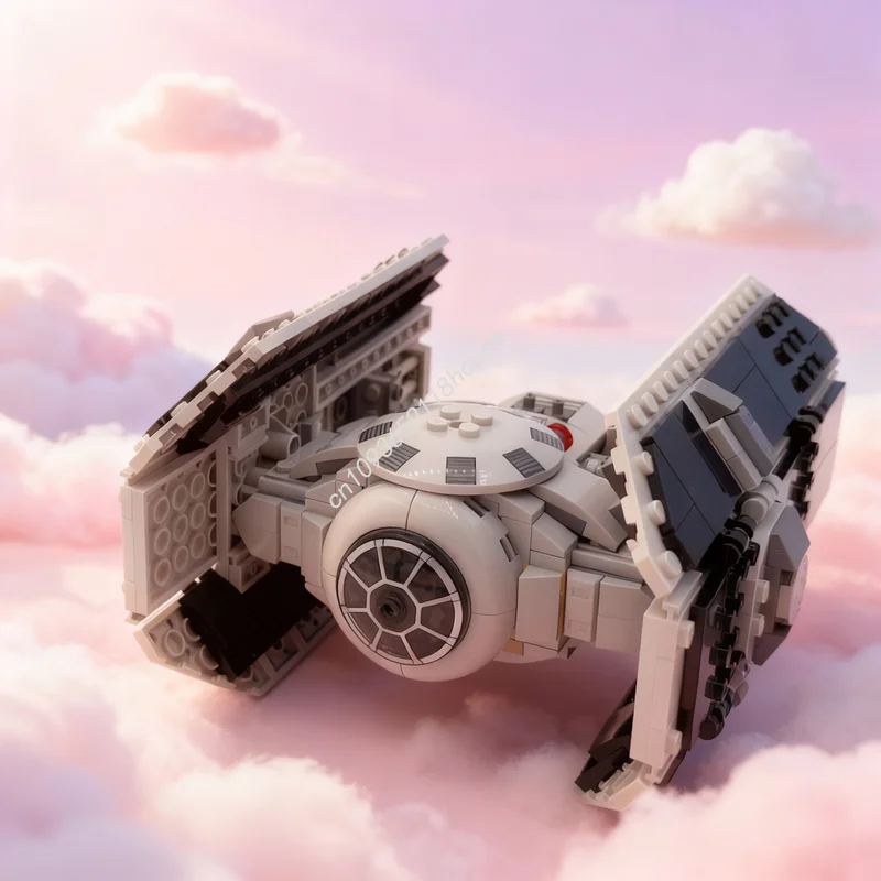 

463 детали MOC TIE Ad, усовершенствованная альтернативная модель, конструктор «Звездные войны», рождественский подарок, развивающая игрушка, строительные блоки для детей