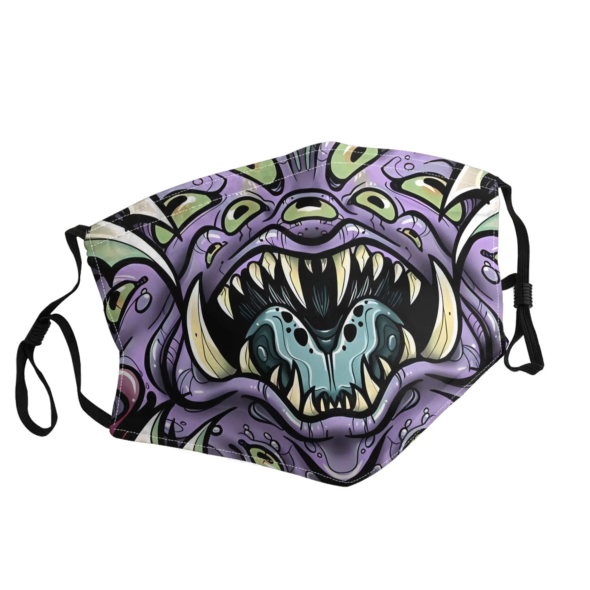 

Японская маска Они унисекс для активного отдыха с модным принтом