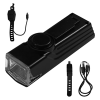 NEW_Smart Bicycle Front Light Rechargeable Bike Headlight with Horn