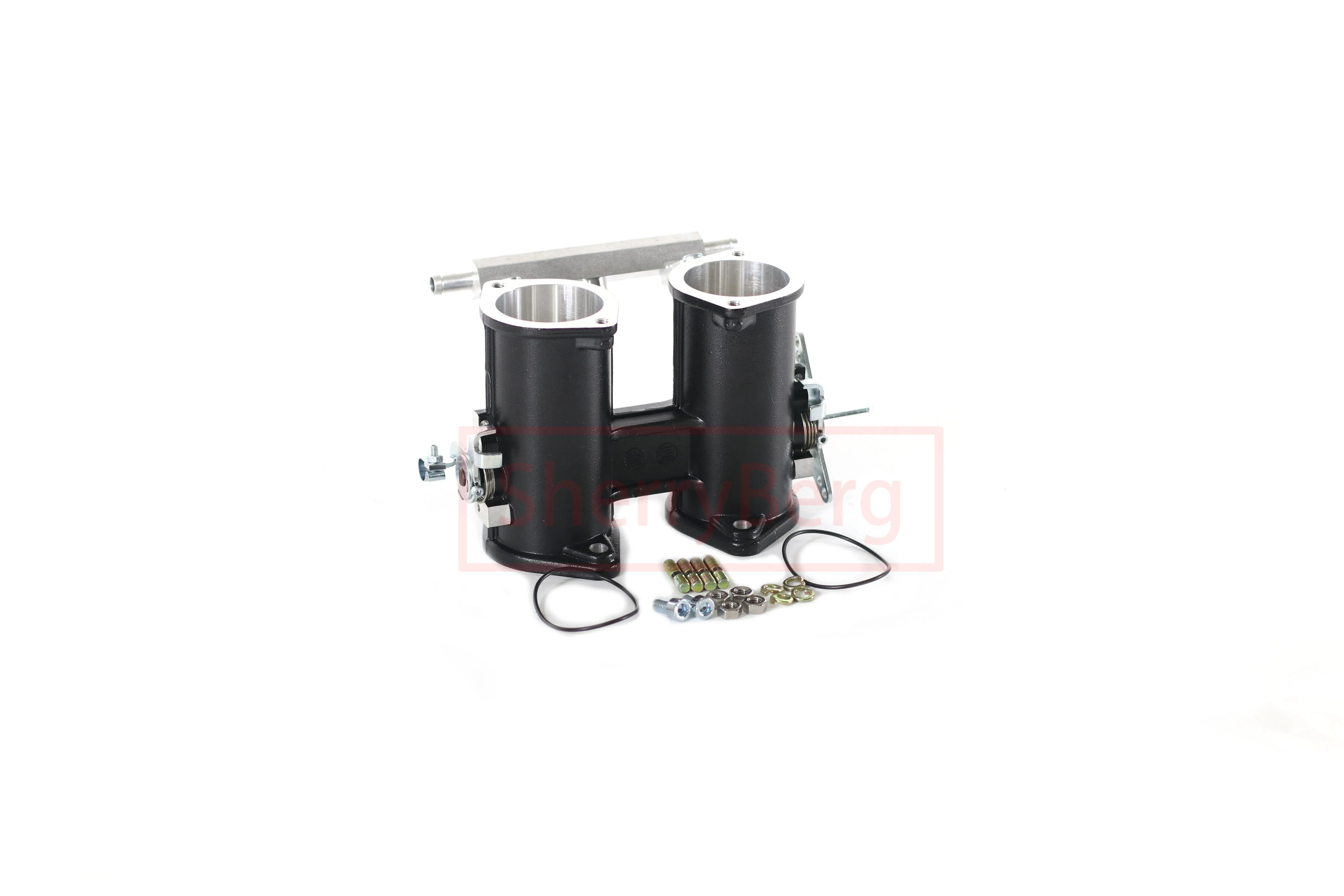 

SherryBerg TBS 50dcoe 50 dcoe 50mm bore THROTTLE BODY for WEBER EMPI FAJS 50 MM DCOE REPLACEMENT FUEL INJECTION W/FUEL RAIL NEW