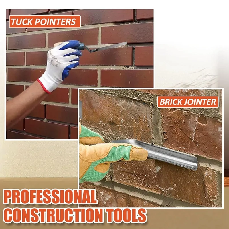 3 Pack Tile Grout Masonry Mortar Bag & Brick Jointer & Tuck-Pointers, Heavy Duty Piping Bags Grout Sealer Bag (Blue)