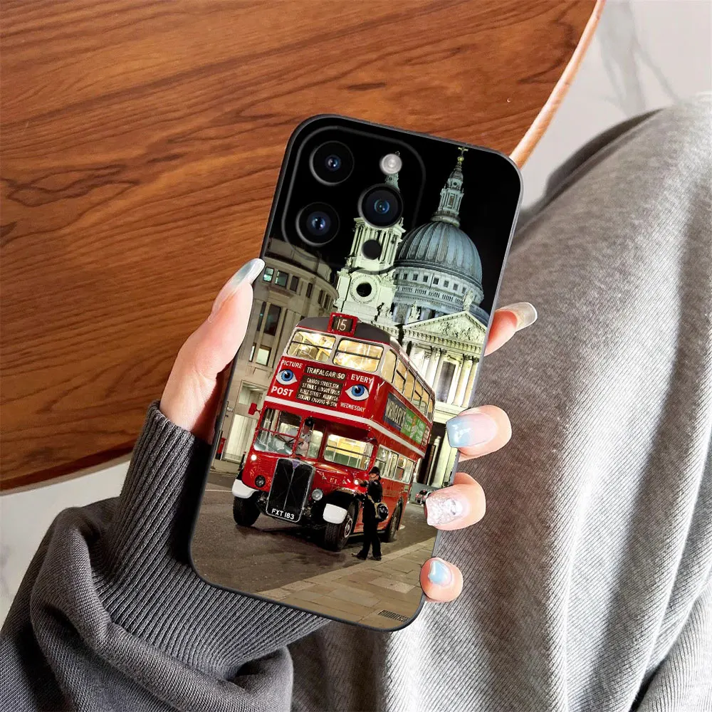 

London City Bus Cover Phone Case For Infinix NOTE 10 11 11S 12 GT 20 30 40 50 TECNO POVA NEO 2 4 5 6 Pro TPU Case Shell Capa