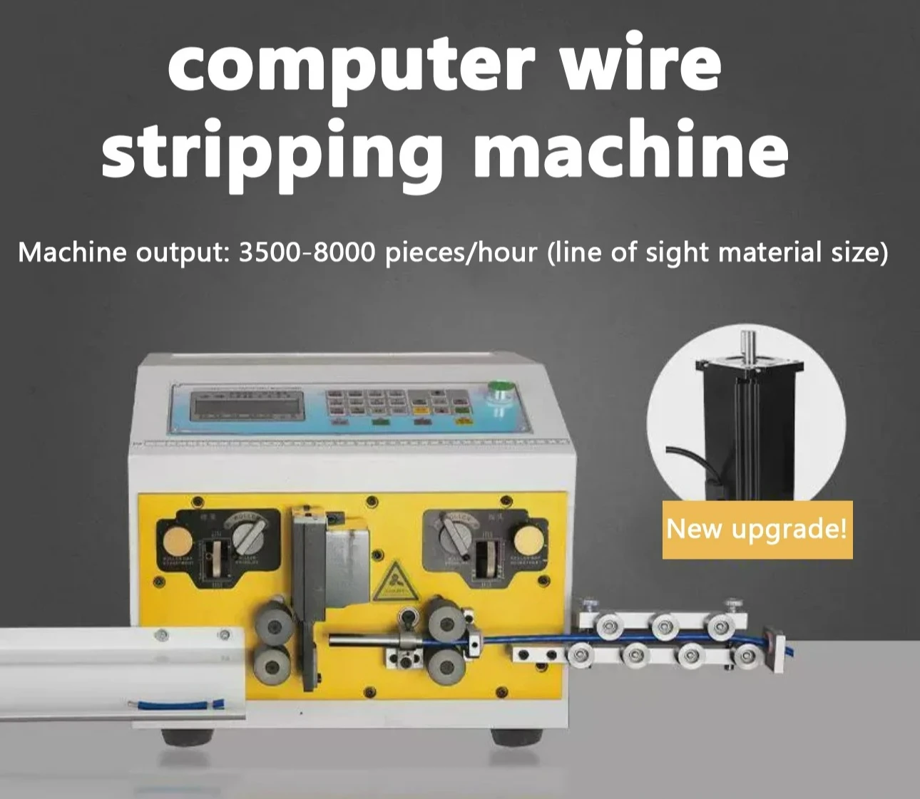 

Customizable Cutting Stripping Peeling Machine Automatic Wire Cutter Stripper