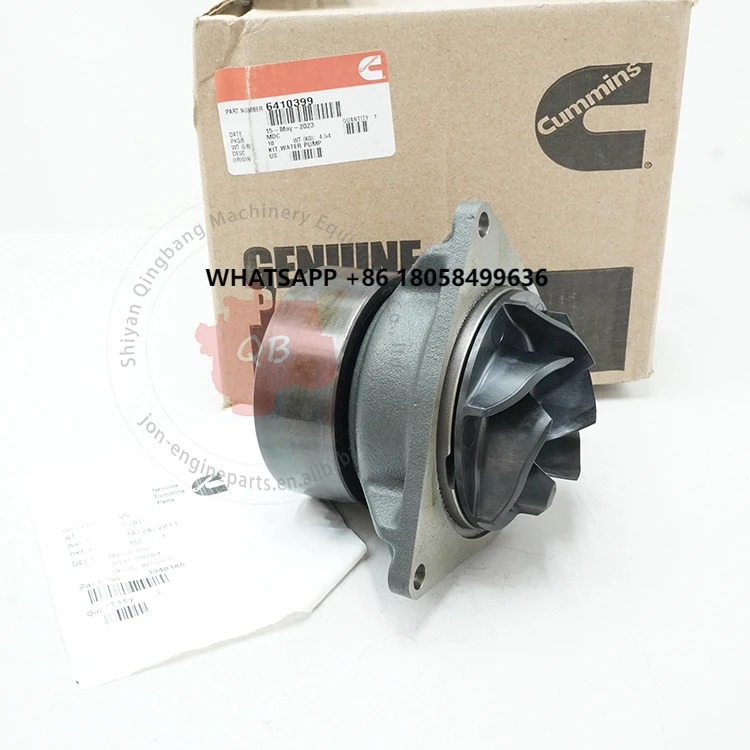 

Genuine Cummins Machinery Engine Parts ISL QSL Water Pump 6410399 5681295