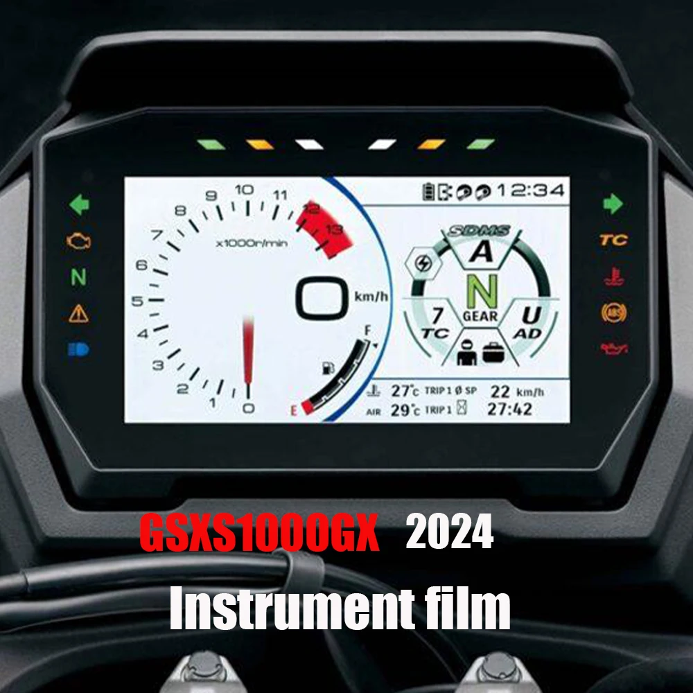 GSX-S1000GX 2024 Dashboard Screen Protector Motorcycle Instrument Film For Suzuki GSX-S1000 GX GSXS1000GX Parts Accessories