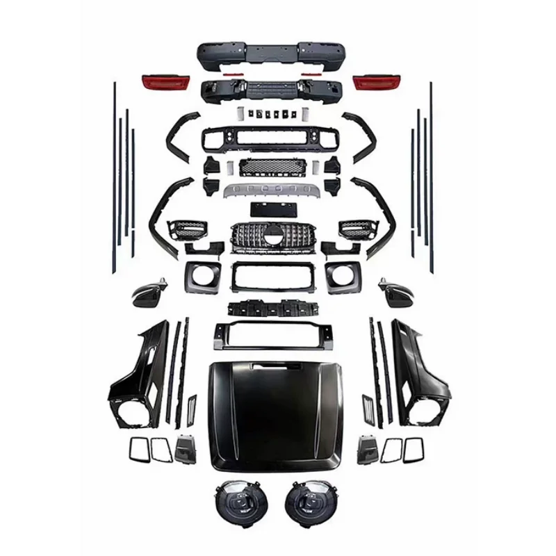 

Body kit for Mercedes Benz G-Class W463 W464 g500 g55 g350 g400 2004-24 modified undercoat Front Rear Bumper grille surround