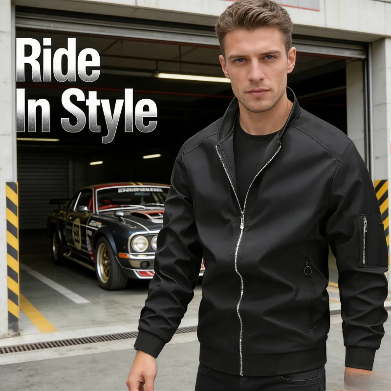 

Autumn Suit Workwear Top Coat Mens Outdoor Casual Jacket American Style Loose Daily Outerwear