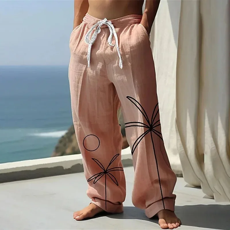 2025 Latest Men's Skull 3D Printed Versatile Fashion Men's Loose Casual Pants Pocket Drawstring Sports Pants