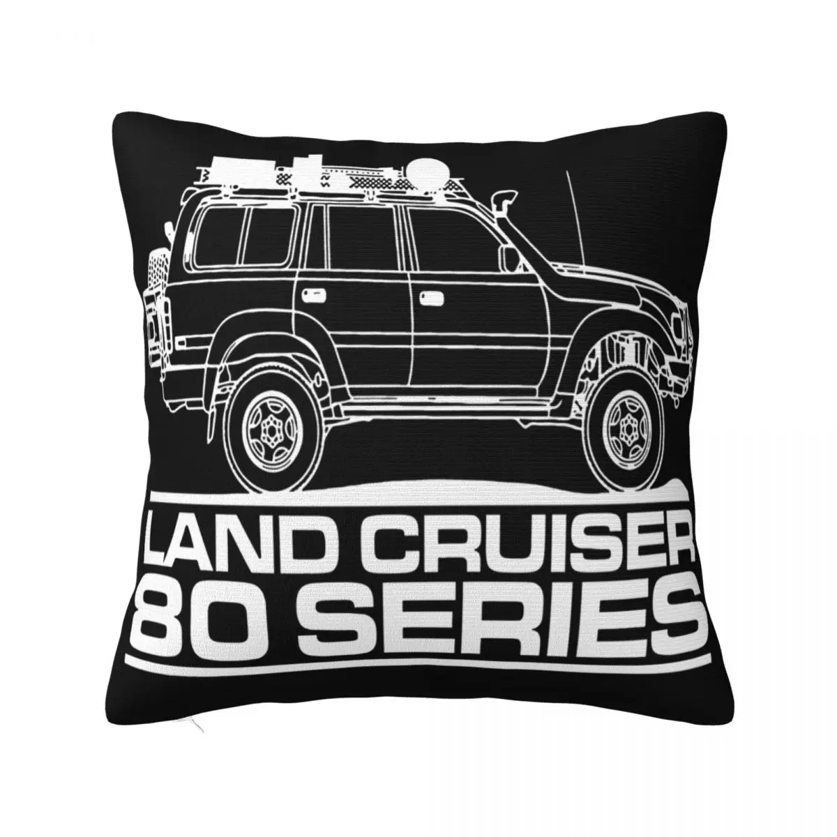 T Toyo Land Cruiser Off Road Adventure Pillowcase Cushion Zipper Pillow Cushion Cover Decorative Pillowcases Customizable