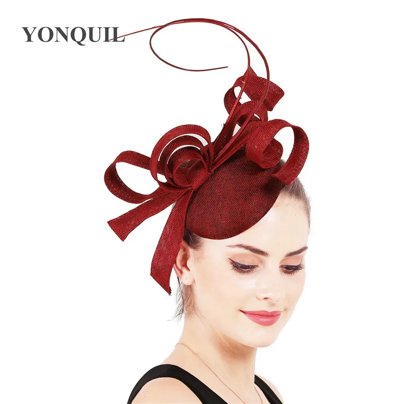 Women Fascinator Hat Headband with Clip, Kentucky Derby Wedding Bridal Cocktail Party Pillbox Hat