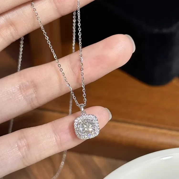 sterling silver ring sugar cube set moissanite bracelet eight hearts eight arrows pendant necklace open ring stud earrings women