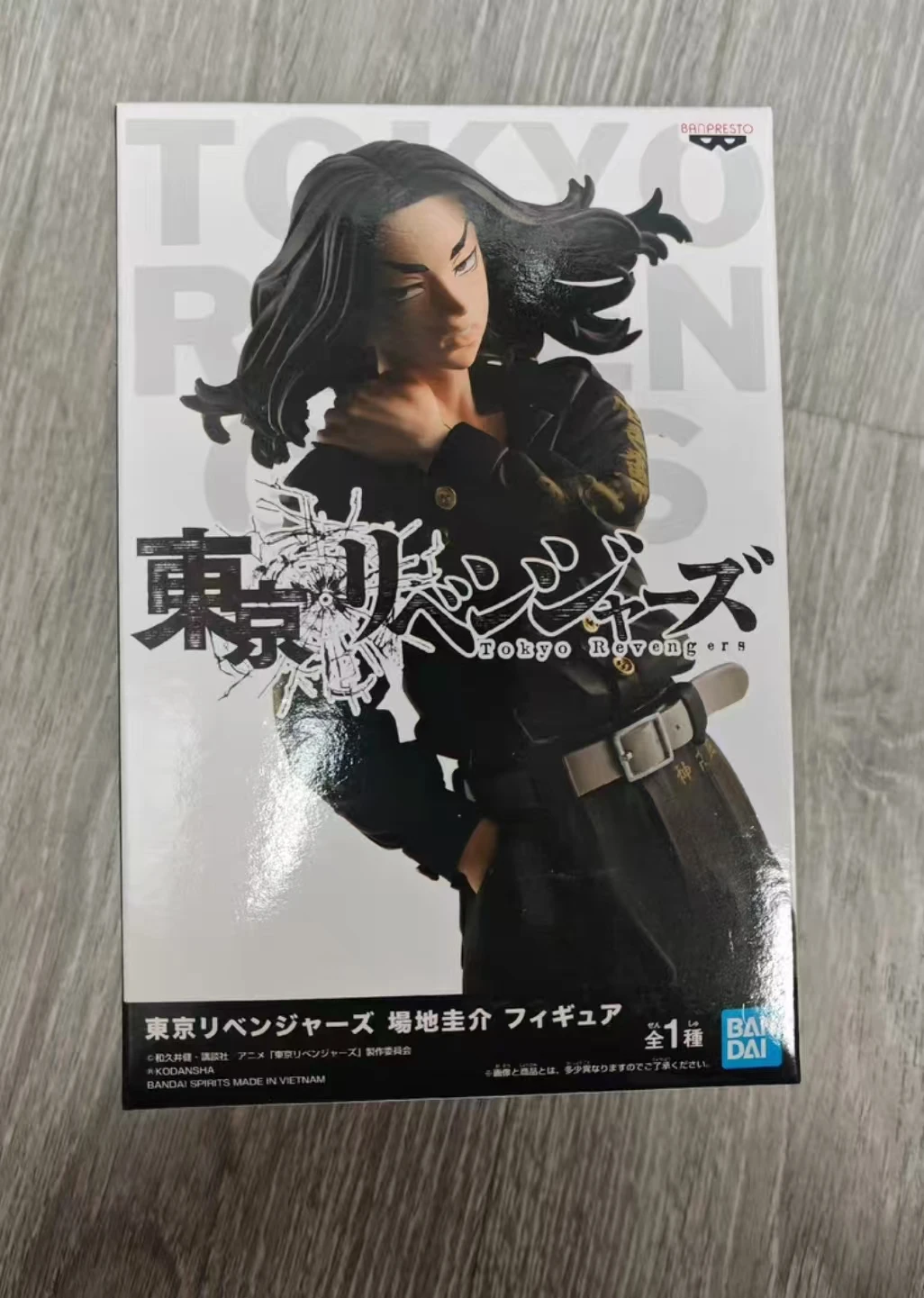 재고 있음 오리지널 반다이 반프레스토 애니메이션 캐릭터 Tokyo Revengers Baji Keisuke 액션 피규어 차고 키트 모델 장식품
