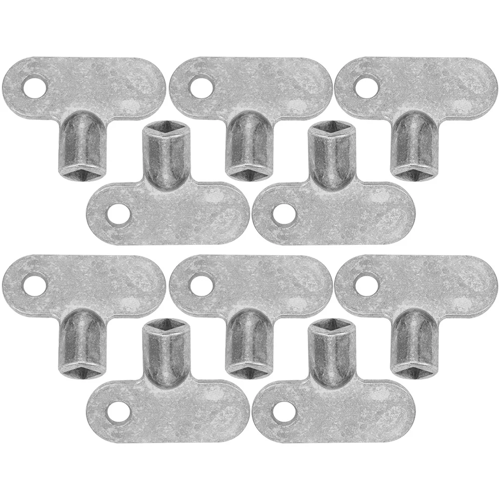 10 قطعة مفاتيح المبرد سبائك الزنك قبل حفرة العالمي تنزف مفتاح ل عداد المياه الغاز الحنفية السباكة المقبس أدوات أدوات يدوية