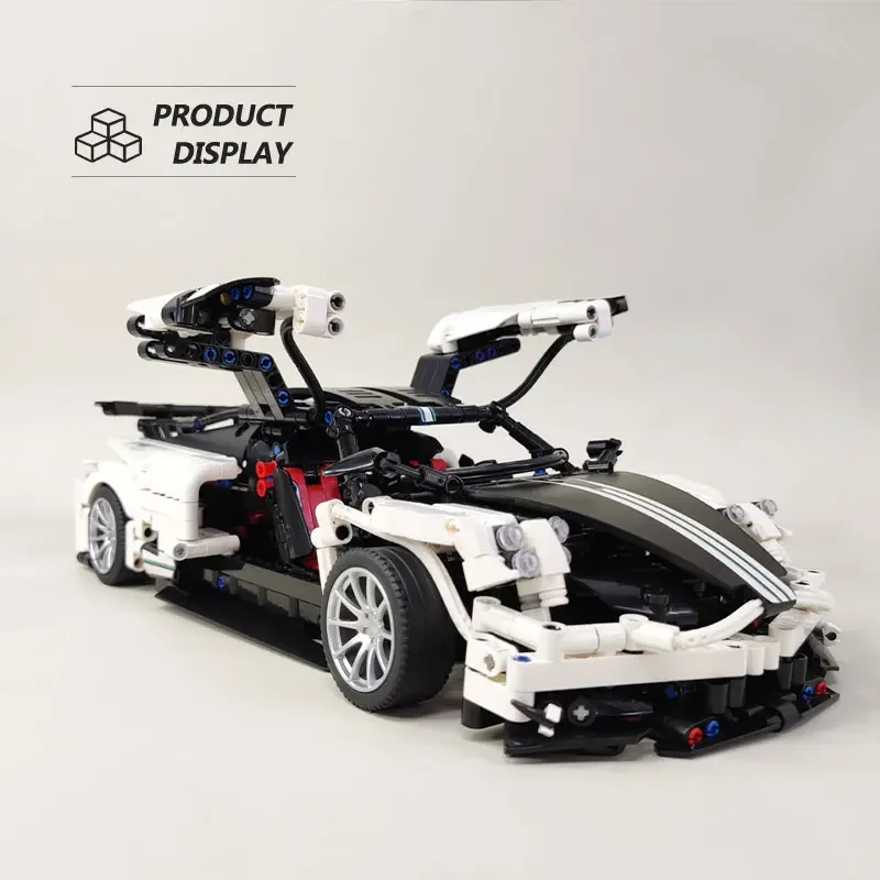 Technical 1:14 Sport Car Pagani Zonda Supercar Model Building Blocks High-Tech City GT Racing vehicle Bricks Toys For Kids Gifts