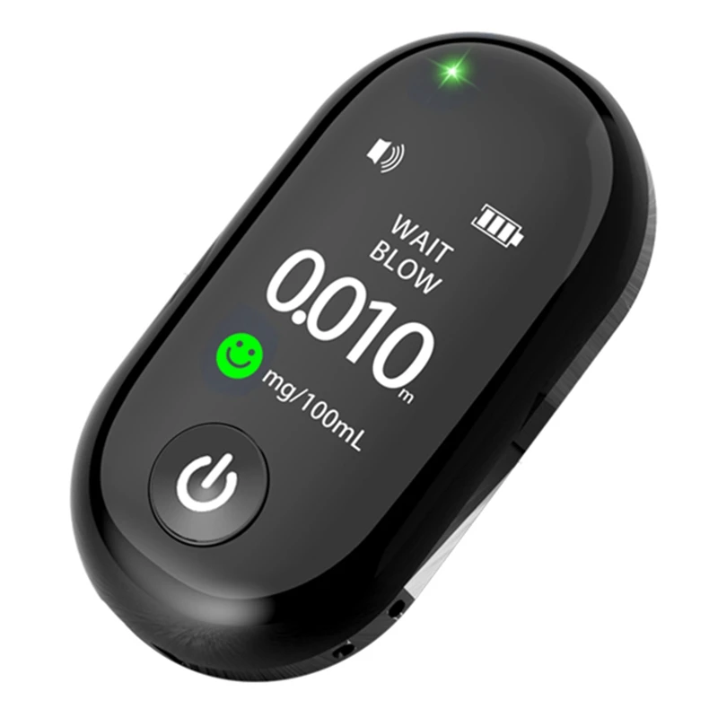 Alcohol sensible compacto altamente preciso, alcoholímetro recargable de larga duración, probador multilingüe G1
