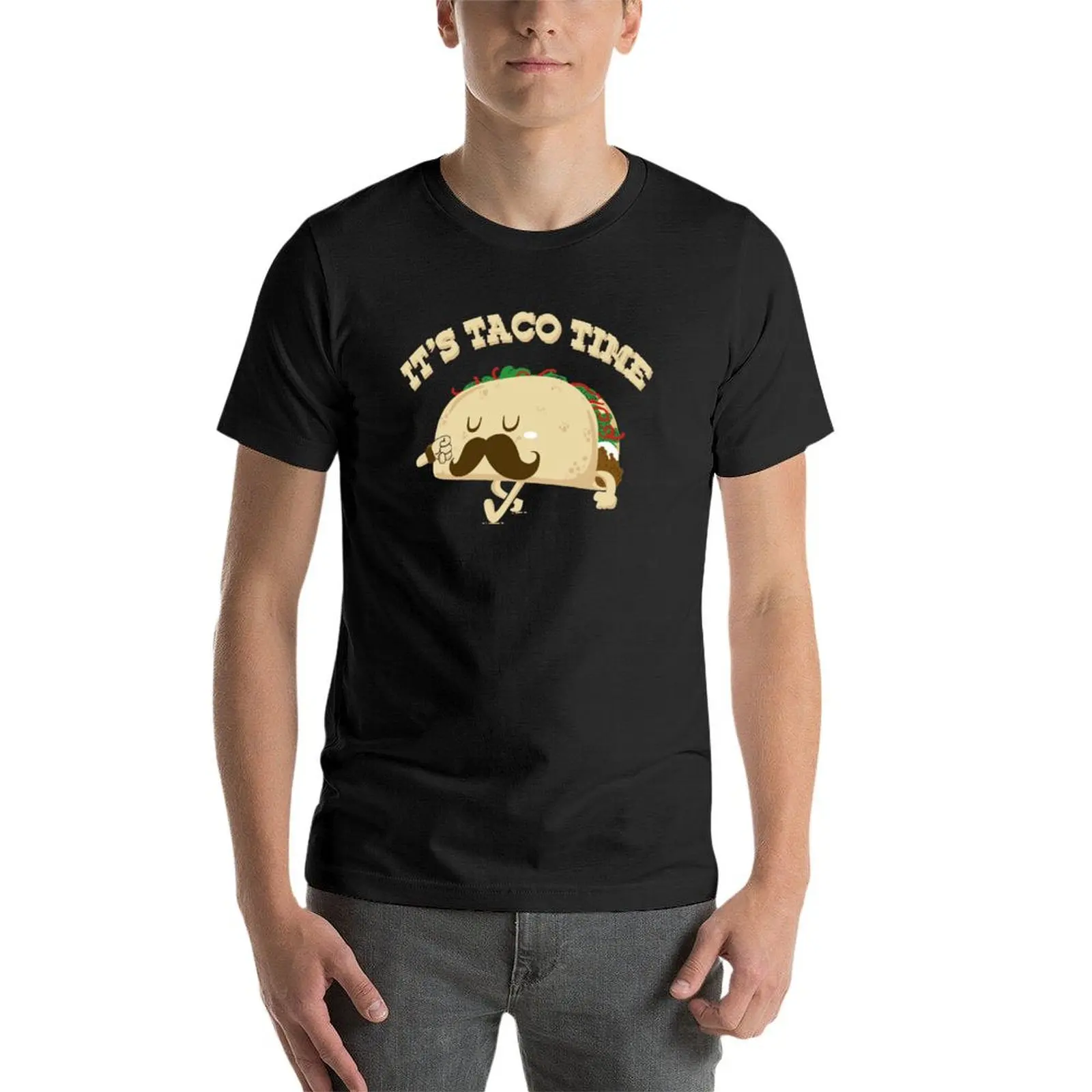 Tprogressif Time! T-Shirt de dehors Noir pour Homme, Vêtement Kawaii, Nouvelle Édition