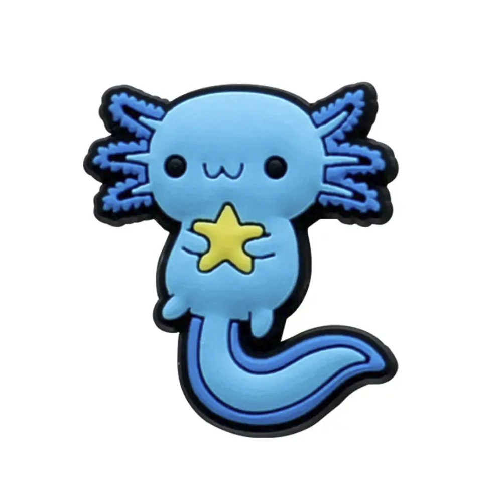 Kawai 1pcs Animal Salamander PVC Shoe Charms Accessories Shoe Decorations for Classic Clog Unisex Party Gifts image 4