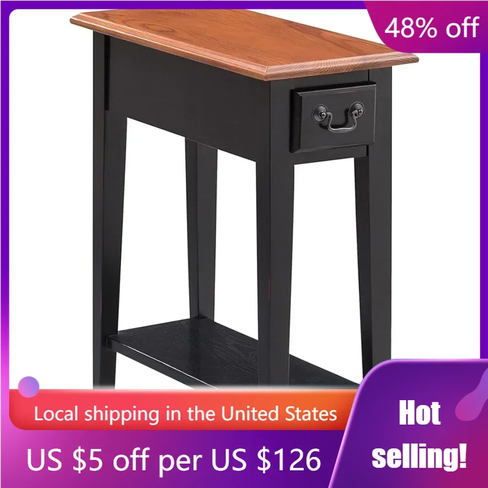 

Chair Side End Table Furniture Living Room Table Coffee Slate Finish Bluetooth Speaker Console Tables for Hallway Night Stands