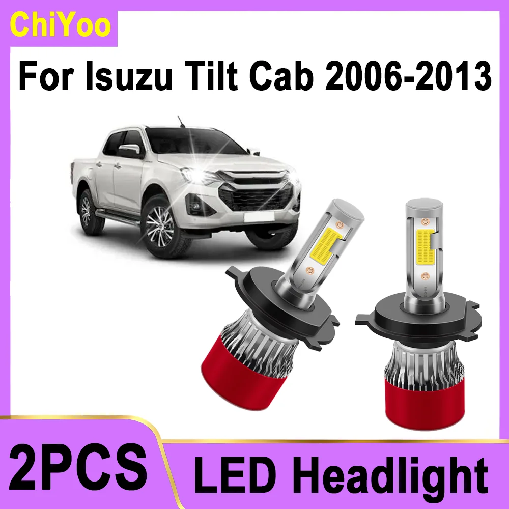 

2PCS 30000LM High Power Turbo Auto Headlamps Car LED Headlight Bulbs 150W 6000K Super White Canbus For Isuzu Tilt Cab 2006-2013