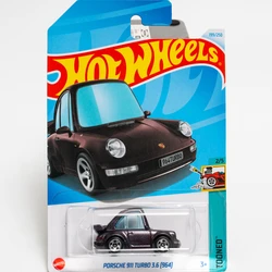 Original Hot Wheels Car Porsche 911 Turbo 3.6 (964) Tooned Diecast 1/64 Scale Boys Toys Auto Models Collection Vehicle No.199