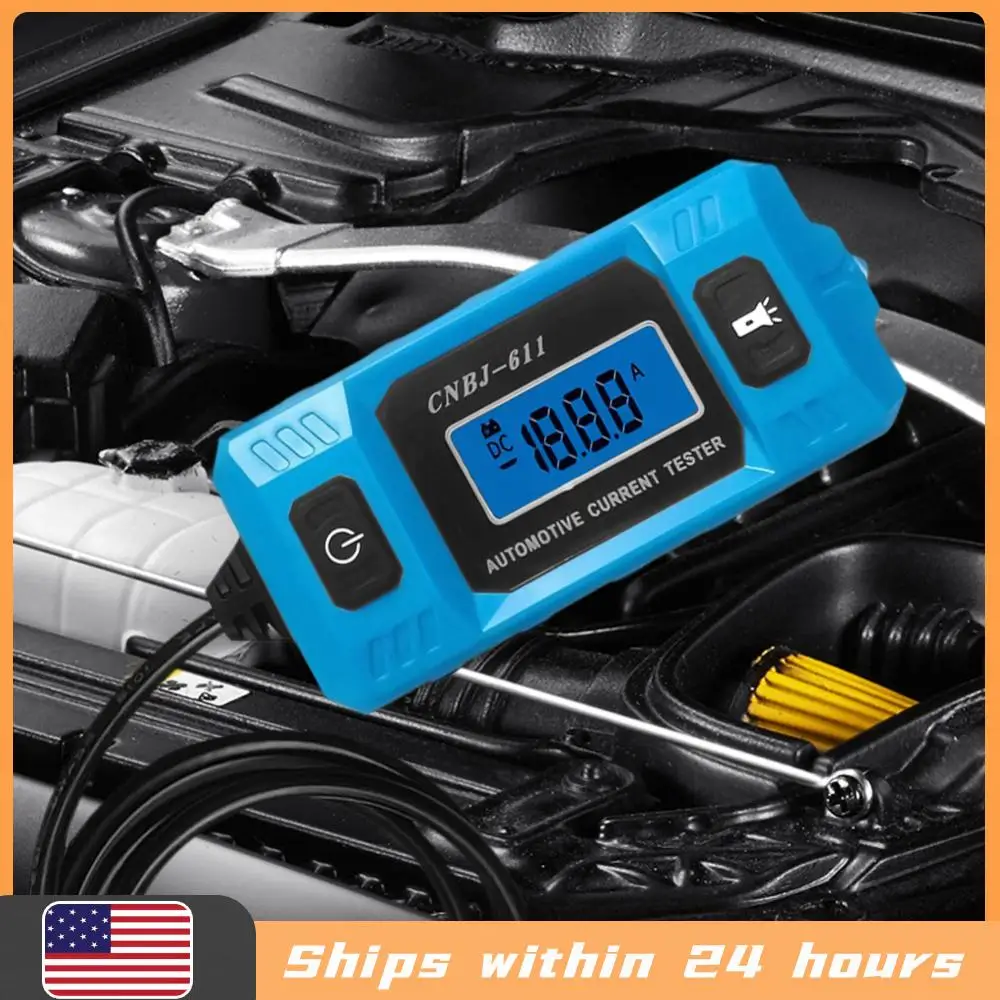 

Тестер неисправностей автомобиля, до 48В, высокоточный измеритель тока автомобильных предохранителей, инструмент для проверки цепи и обнаружения неисправностей