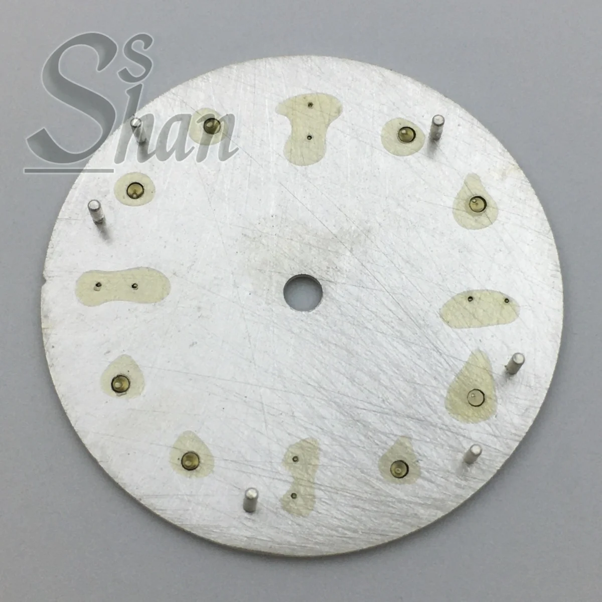 29 mm weißes Zifferblatt, grün leuchtend, geeignet für NH35 NH36 ETA2824 PT5000 Miyota Mingzhu Uhrwerk-Ersatzteile