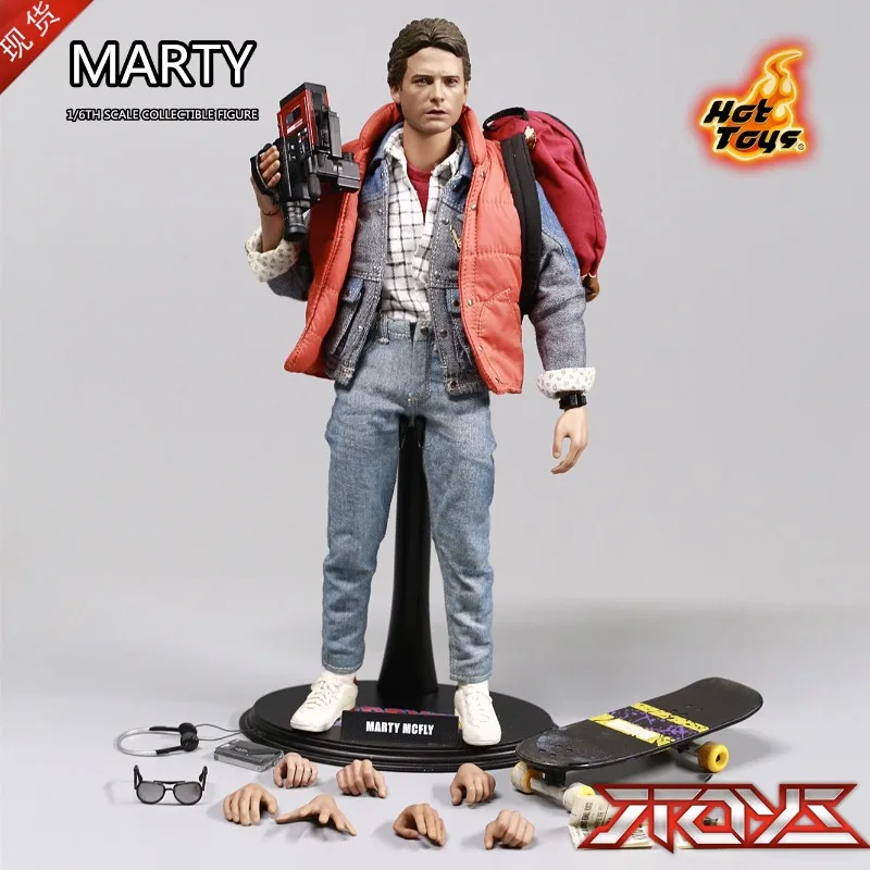 In Stock Original HotToys HT MMS257 1/6 Back To The Future 1.0 Movie Character Model Collection Artwork